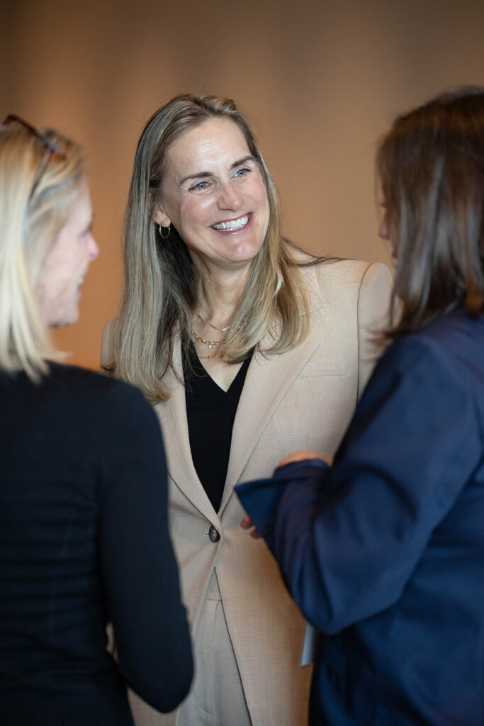 woman networking